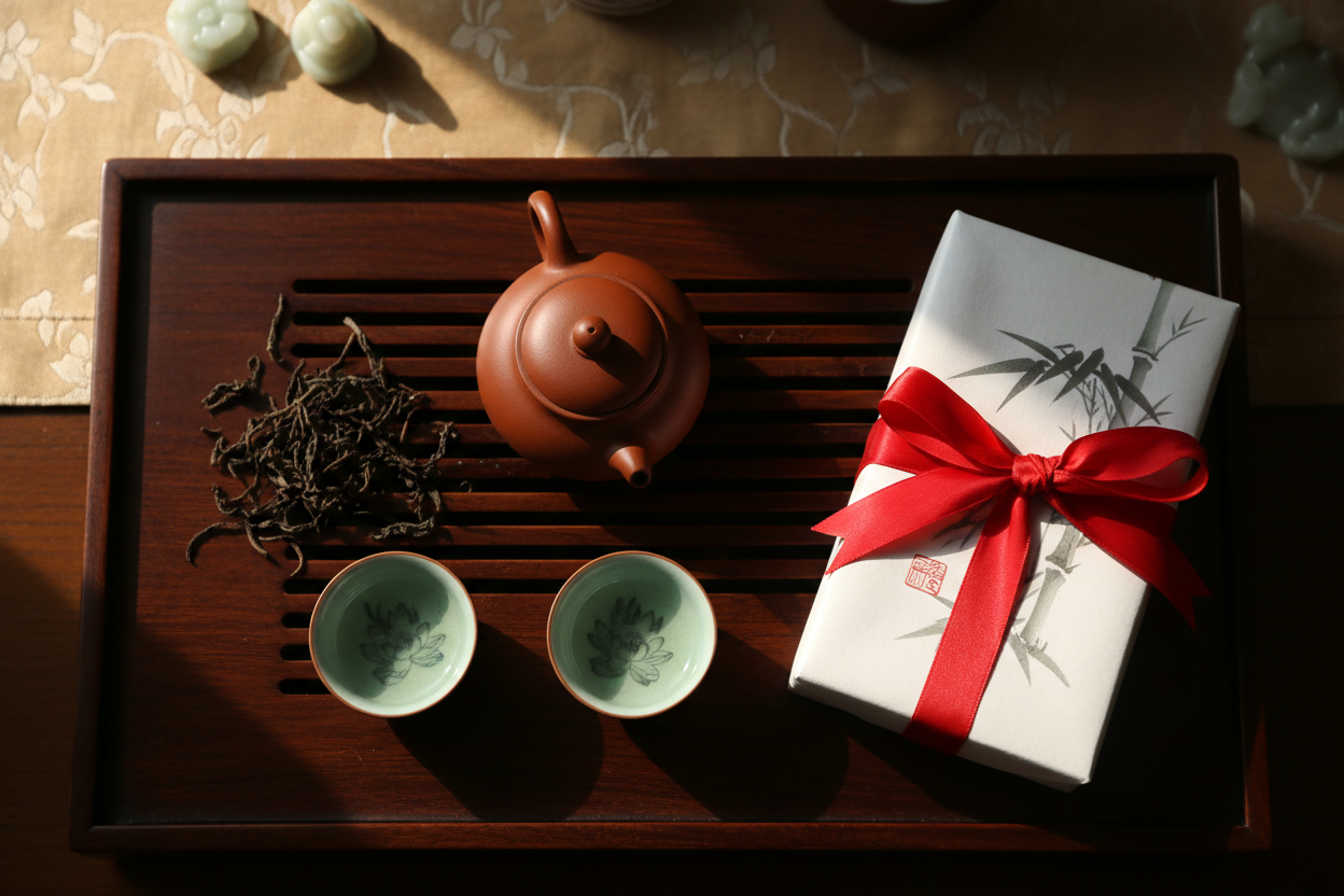 中式茶葉送禮：宜興茶壺、烏龍茶與精緻禮盒的父親節茶禮