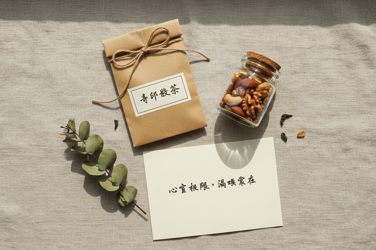 預算有限的父親節送禮，茶葉、堅果加手寫卡同樣有心思