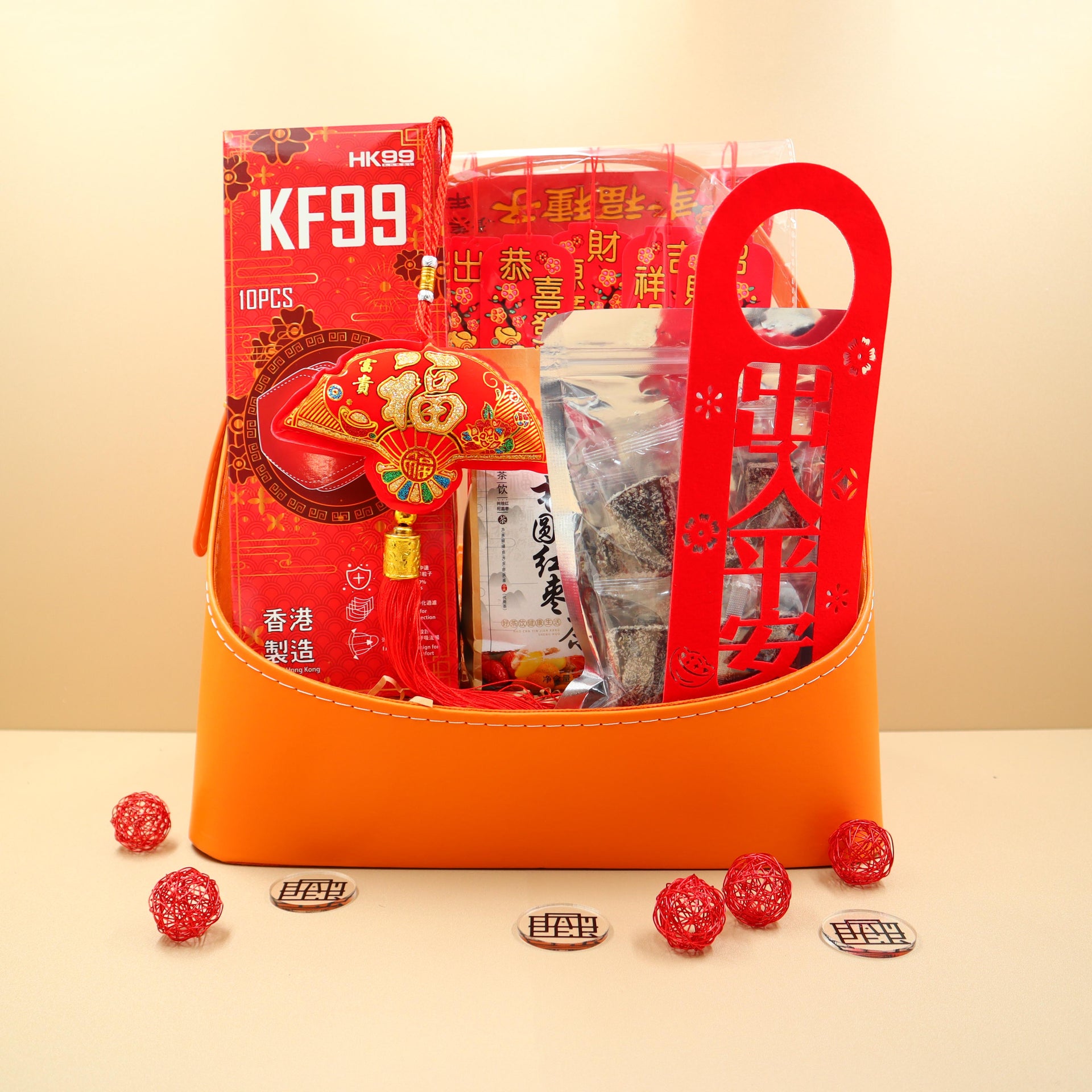 春節祝福 新年禮籃